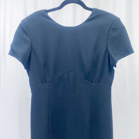 Liz Claiborne Dress Black Criss Cross Cocktail Dress - Picture 4 of 14